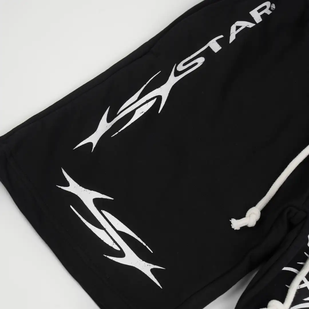 Hellstar Flame Young shorts black 3/3