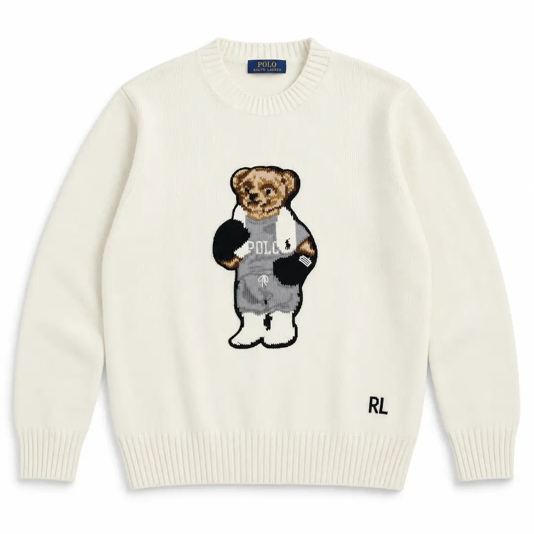 Polo Ralph Lauren Bear sweater white