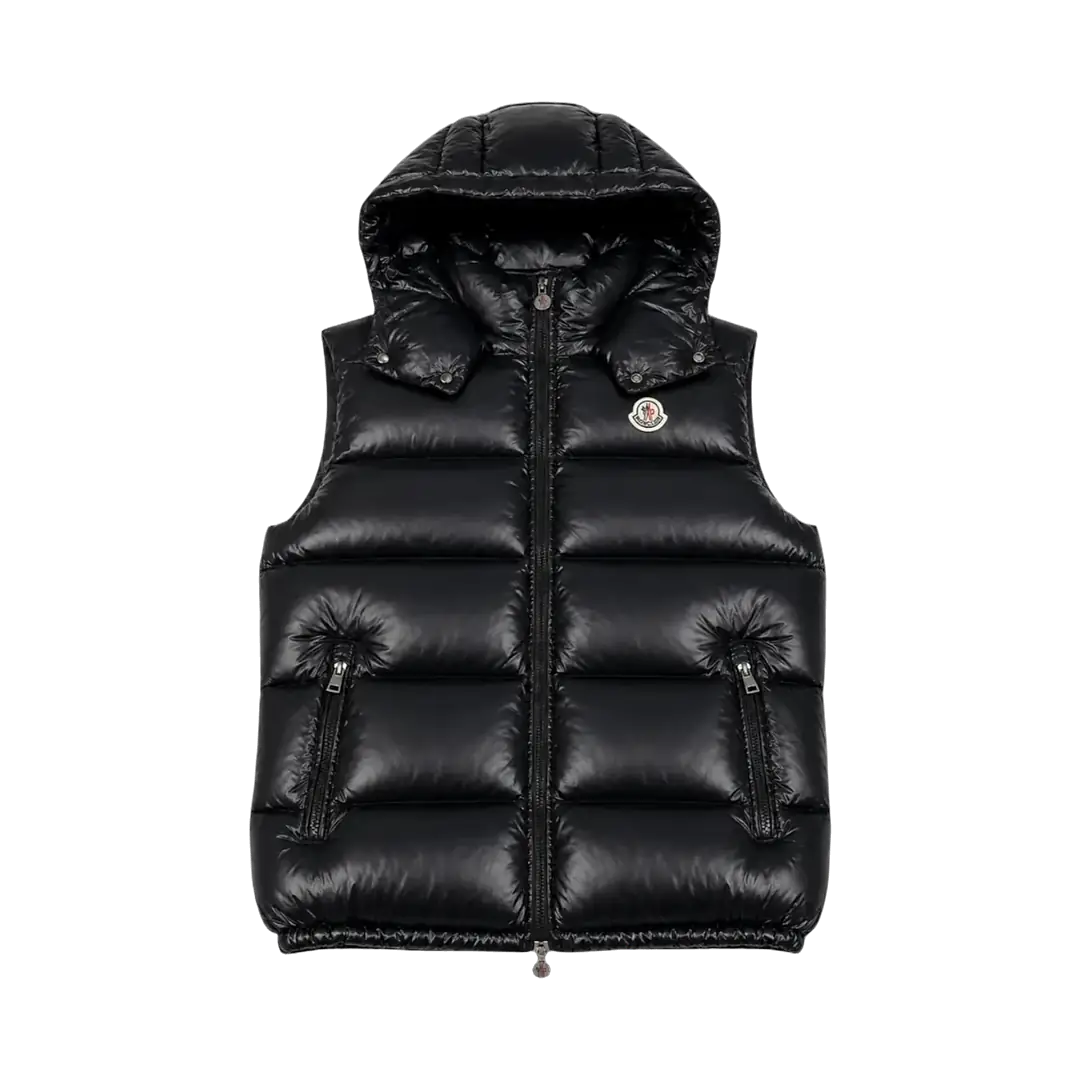 Moncler puffer vest black 1/3