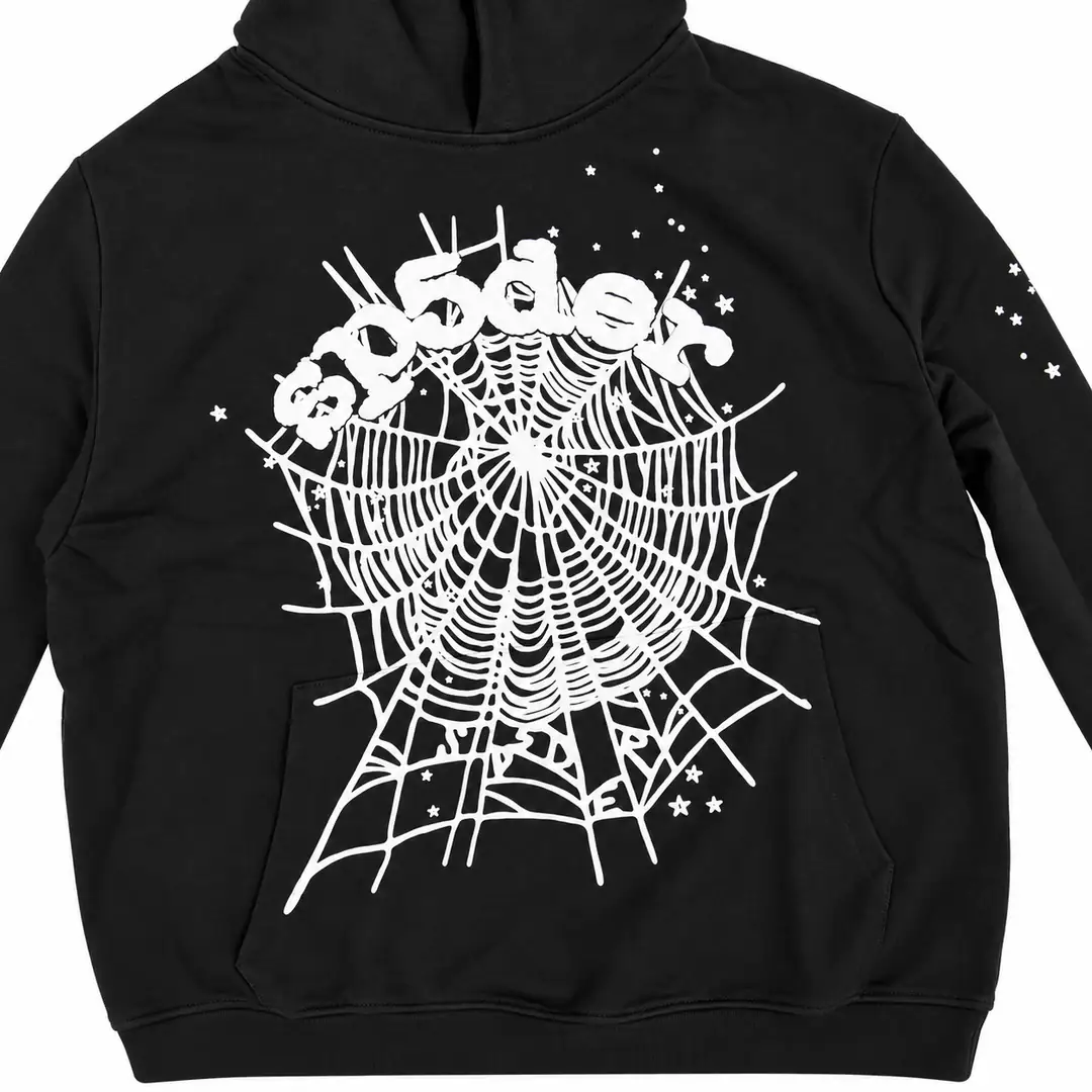 Sp5der hoodie black (2) 3/3