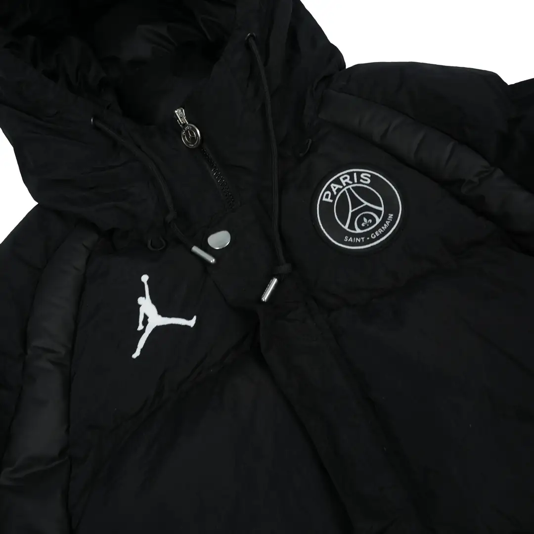 Jordan x PSG puffer jacket black 3/3
