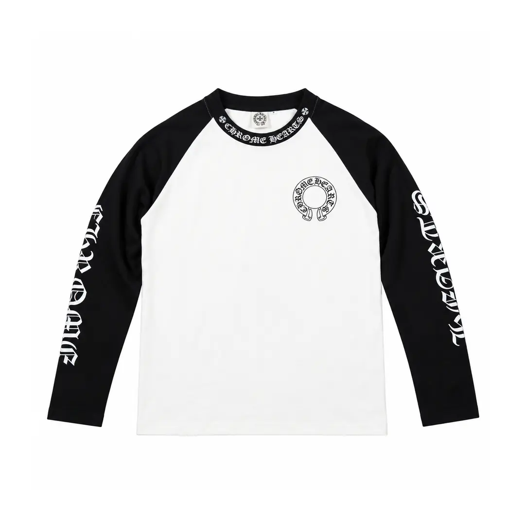 Chrome Hearts raglan long sleeve tee white 1/3