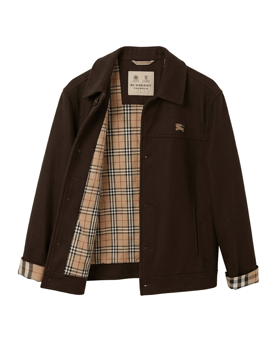 Burberry brown wool jacket 2/2