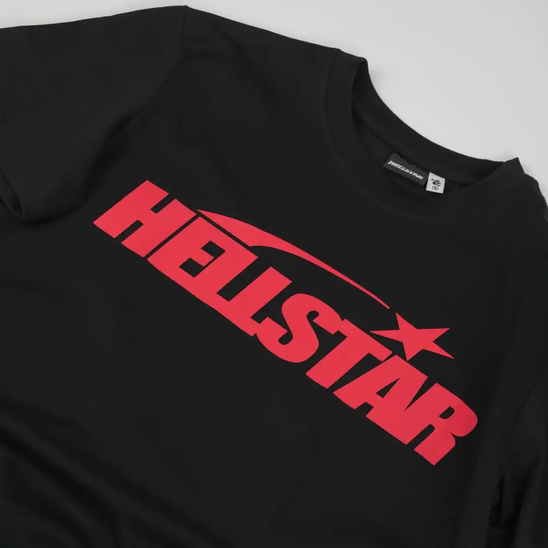 Hellstar Classic logo tee black pink 3/3