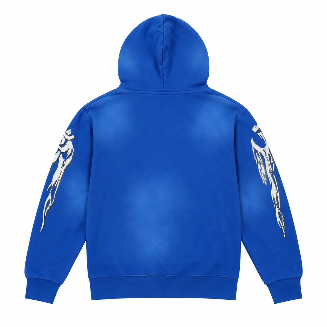 Hellstar hoodie blue 2/3