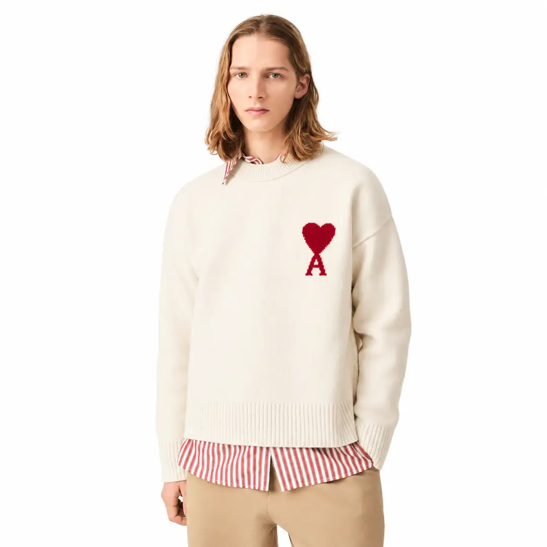AMI Paris sweater white 2/3