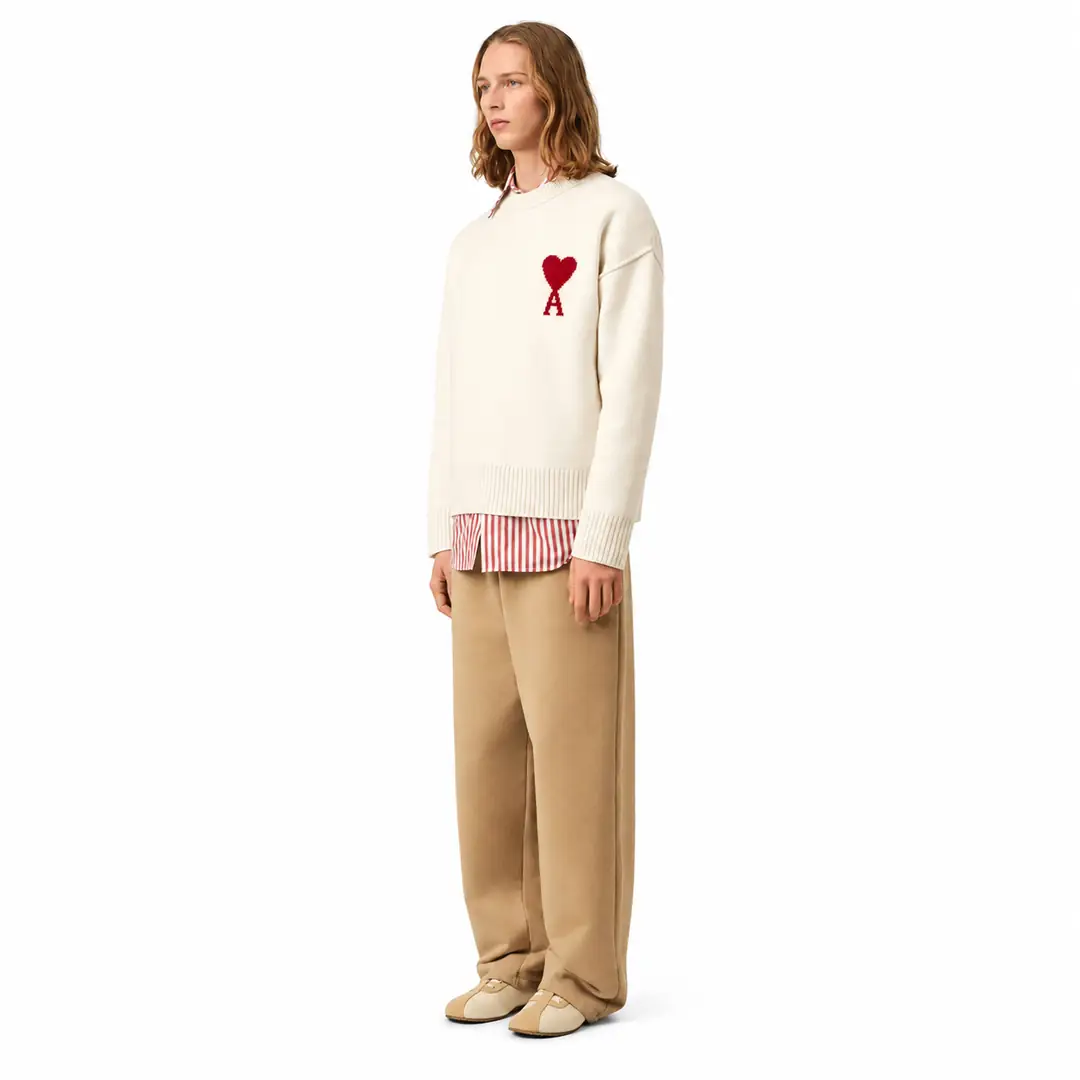 AMI Paris sweater white 3/3