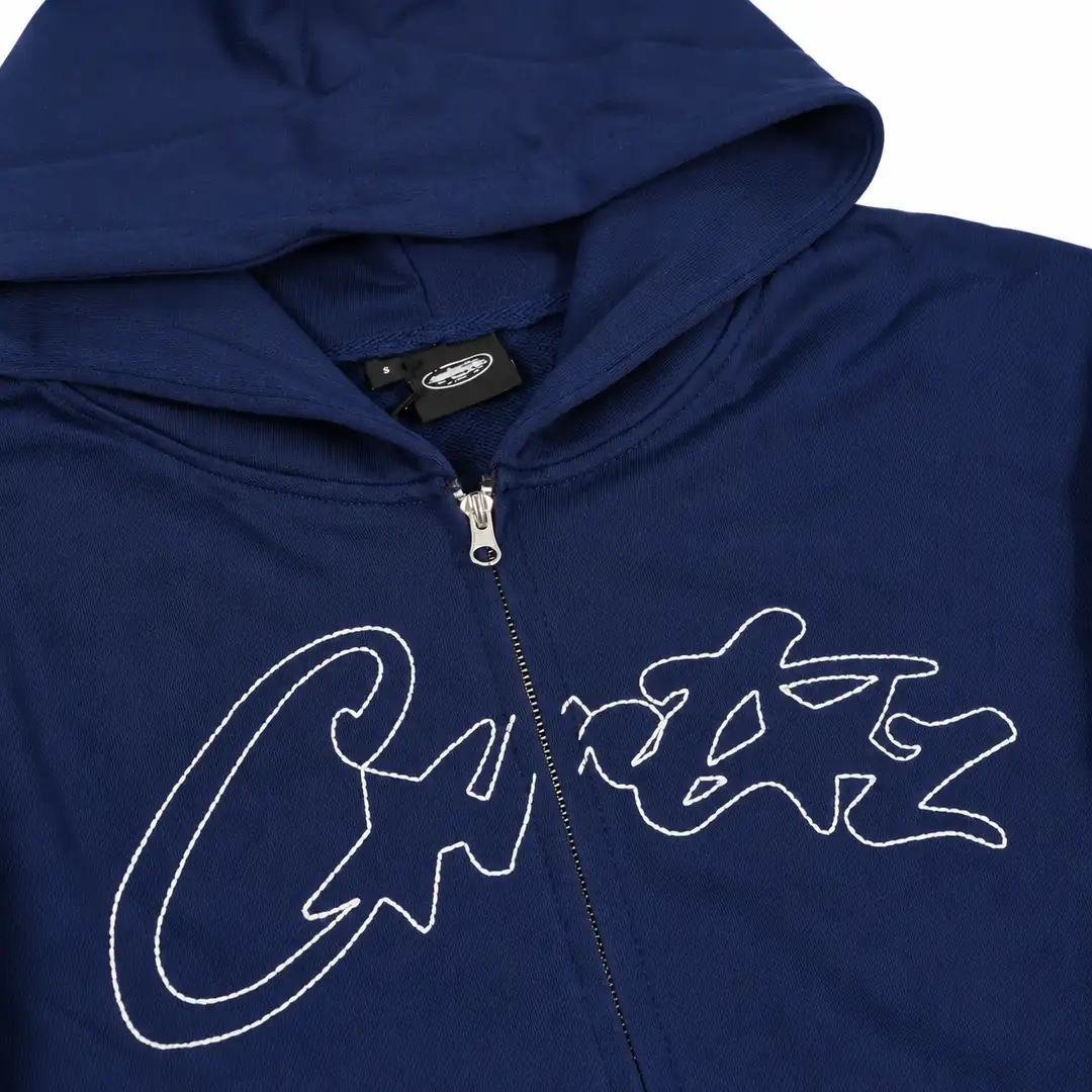 Corteiz Thick Stitch Allstarz zip hoodie 2/3
