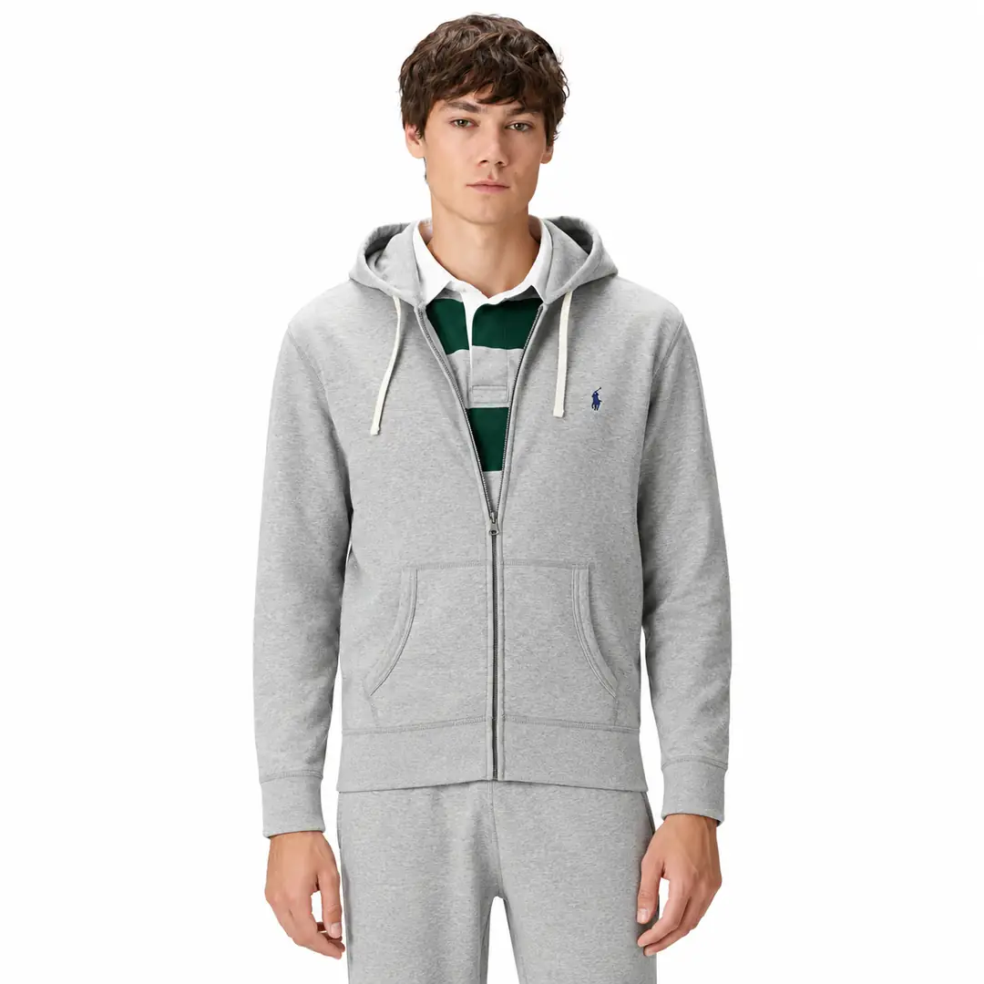 Polo Ralph Lauren zip hoodie grey 3/6