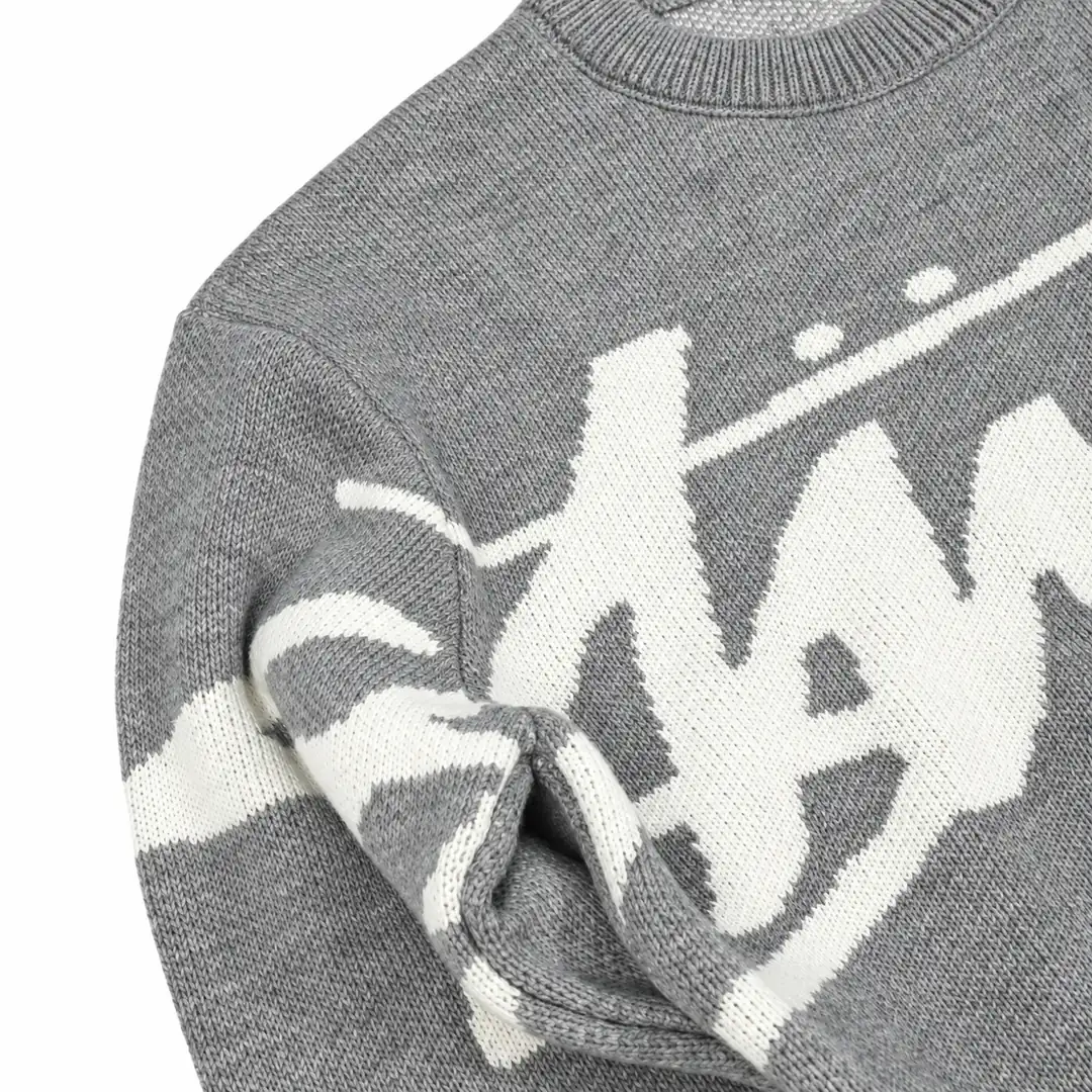 Stüssy sweater grey 2/3