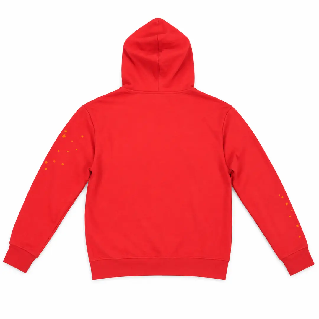 Sp5der hoodie red 3/3