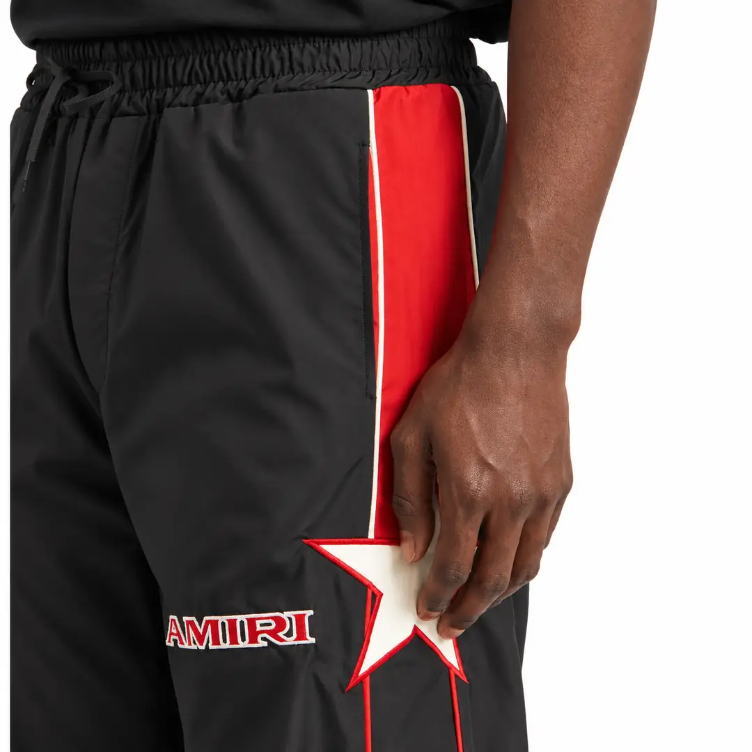Amiri track pants black red 3/3