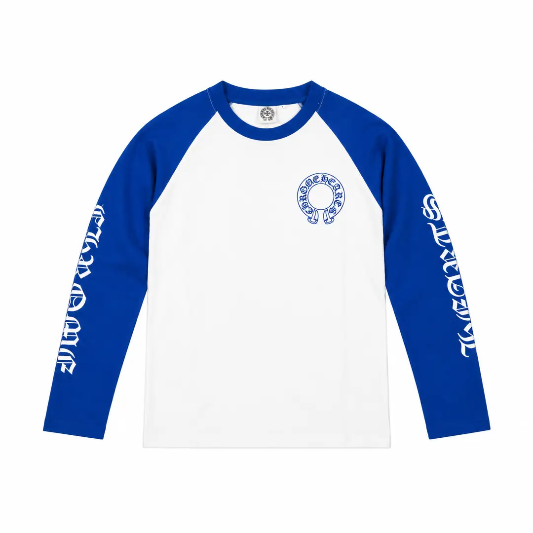 Chrome Hearts raglan long sleeve tee blue 1/2