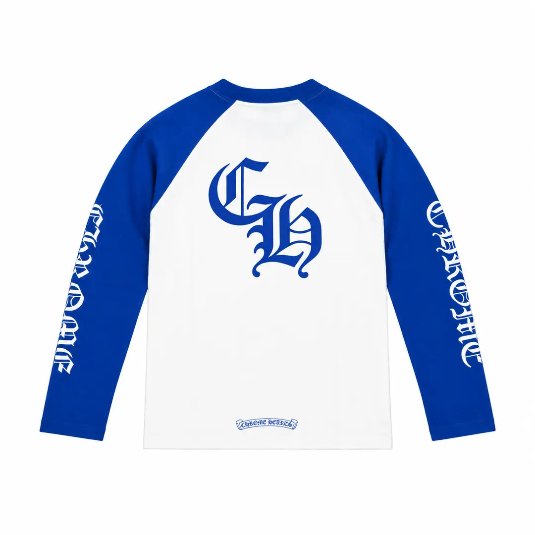 Chrome Hearts raglan long sleeve tee blue 2/2